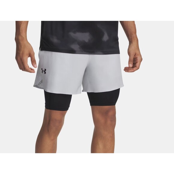 Under Armour Men's UA Vanish Elite Shorts 1378604-014 Halo Gray Men's Large NEW - Picture 4 of 11